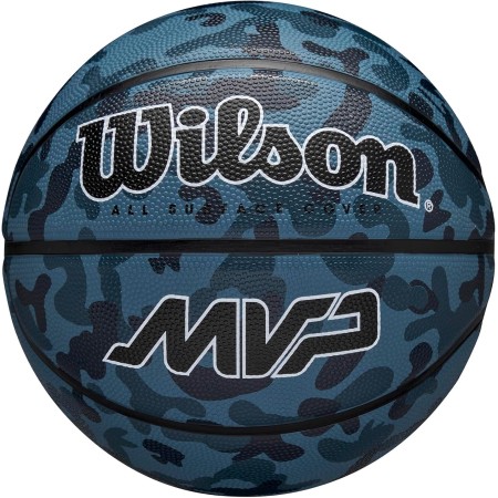 Wilson MVP Camo Basketball Blue