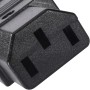TECHZOCO Conector IEC C13 Hembra de 3 Pines, Conector alimentación C13, Enchufe C13 Hembra, Enchufe IEC C13, Adaptador C13 3