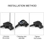 TECHZOCO Conector IEC C13 Hembra de 3 Pines, Conector alimentación C13, Enchufe C13 Hembra, Enchufe IEC C13, Adaptador C13 3