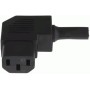 TECHZOCO Conector IEC C13 Hembra de 3 Pines, Conector alimentación C13, Enchufe C13 Hembra, Enchufe IEC C13, Adaptador C13 3