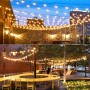 FIFlying Guirnalda Luces Exterior 8,8 M/29 FT G40 Guirnaldas de Luces Exterior con 12+1 LED, Guirnaldas Luces Exterior