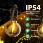 FIFlying Guirnalda Luces Exterior 8,8 M/29 FT G40 Guirnaldas de Luces Exterior con 12+1 LED, Guirnaldas Luces Exterior