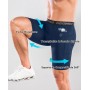 Niksa 1/3 Pieces Men's Running Tights Short Tights Men's Workout Shorts with Cell Phone Pocket Quick Dry Breathable Shorts