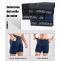 Niksa 1/3 Pieces Men's Running Tights Short Tights Men's Workout Shorts with Cell Phone Pocket Quick Dry Breathable Shorts