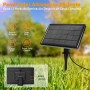 ROVLAK Guirnaldas Luces Exterior Solar LED 10M 15+1 LED Bombillas 4 Modes G40 Cadena Bombillas Solares Impermeable IP65