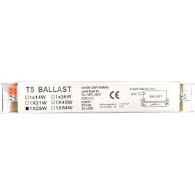 Balasto electrónico de amplio voltaje para lámpara fluorescente de 220-240 V, balastos de arranque de voltaje ancho para balasto