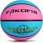 FAKOFIS Balón de baloncesto para niños, tamaño 3, tamaño 5, tamaño 7, baloncesto al aire libre en interiores y callejeros,