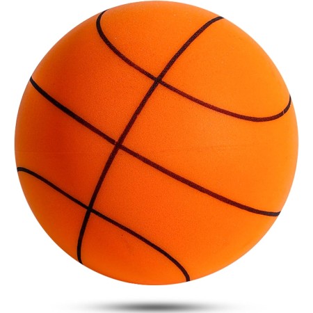 Hpbaggy Baloncesto silencioso,21cm Pelota Baloncesto silenciosa,Baloncesto silencioso para Interiores,Pelota silenciosa