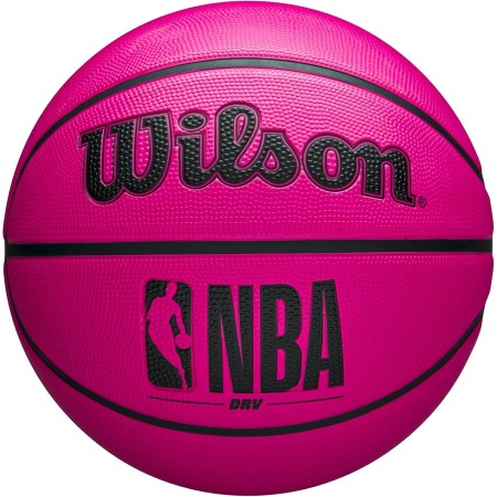 Wilson Balón de Baloncesto NBA DRV en Color Rosa, tamaño 7, también Adecuado como Baloncesto al Aire Libre