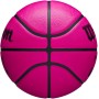 Wilson Balón de Baloncesto NBA DRV en Color Rosa, tamaño 7, también Adecuado como Baloncesto al Aire Libre