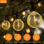 Guirnaldas de Luces Exterior, 19M LED Cadena de Luz con 30 + 3 Bombillas, IP44 Impermeable Guirnaldas Luminosas Exterior y