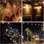 Guirnaldas de Luces Exterior, 19M LED Cadena de Luz con 30 + 3 Bombillas, IP44 Impermeable Guirnaldas Luminosas Exterior y