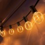 Guirnaldas de Luces Exterior, 19M LED Cadena de Luz con 30 + 3 Bombillas, IP44 Impermeable Guirnaldas Luminosas Exterior y