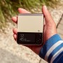 Samsung Galaxy Z Flip3, 128GB Crema, Tarjeta SIM no incluida, Smartphone Android, versión FR (Reacondicionado)