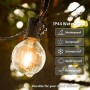 Bomcosy Cadena De Luces Solares Para Exterior De 24 M, Cadena De Luces Solares Para Exteriores, IP45, Impermeable, Para Patio,