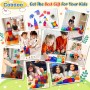 60 Pieces Magnetic Building Tiles - STEM Magnetic Blocks for Kids, Sensory Toys for Boys and Girls Ages 3+, Brain Development,
