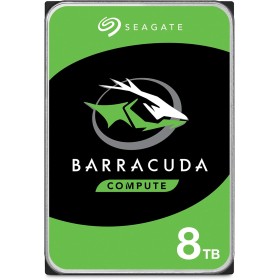 Seagate BarraCuda 8TB, Disco Duro Interno, HDD, 3.5 Pulgadas, SATA 6 GB/s, 5400 RPM, cache de 256 MB para computador de