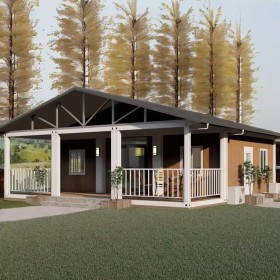 Casa prefabricada de contenedores modulares para la venta de 20 pies, 30 pies, 40 pies, opciones con 1, 2 y 3 dormitorios,