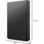 Seagate Portable Drive 4TB, Unidad De Disco Duro Externo, USB 3.0 para PC, ordenador portátil y Mac y servicios Rescue, Amazon