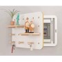 Cubierta de Panel eléctrico montada en la Pared Tapa de Caja eléctrica Decorativa Multifuncional Estante de Madera Caja de