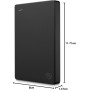 Seagate Portable Drive 1TB, Unidad De Disco Duro Externo, USB 3.0 para PC, ordenador portátil y Mac y servicios Rescue, Amazon