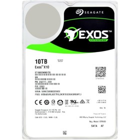 Seagate Exos X10 10TB Interne Server Disco Duro ST10000NM0156 3,5" HDD SATA 6Gb/s 7200RPM 256MB Caché