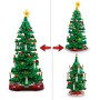 LEGO Christmas Tree Construction Toy, Christmas Decoration for Living Room or Bedroom, Imaginative Play, Family Crafts, Gift for
