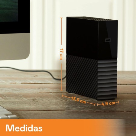 WD 8TB My Book Desktop HDD USB 3.0 with software for device management, backup and password protection works with PC and Mac
