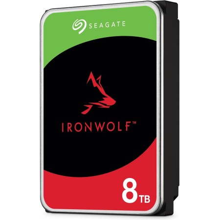 Seagate - Disco Duro Ironwolf (3,5", 8 TB, SATA 6 GB/s, 1 Unidad)