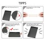 LeMotech Caja de distribución de plástico ABS para proyectos, resistente al agua, IP65, caja eléctrica universal, color negro,