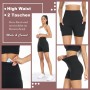 Sports Shorts for Women, Short Pants Cycling Gym Running Yoga Gym Fitness for Women with Pockets Short Tights Summer Non