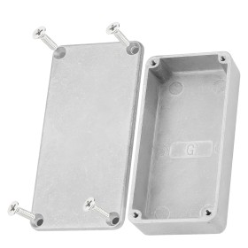 LEPEVNEY Caja de aluminio con sección de caja externa, caja de conexiones, herramienta electrónica, 100 x 50 x 26 mm, 1590 g