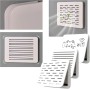Cubierta de panel eléctrico decorativa,Cubierta vertical del medidor hueco,Cubierta de panel eléctrico decorativa,Caja