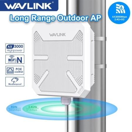 WAVLINK WiFi6 AX3000 Dual Band 2,4G 5G extensor de malla WiFi para ext