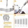 JOREST Herramienta Cambiar Correa Reloj，Herramientas Relojero para Ajustar y cambiar la Correa de Reloj，Kit reparacion de