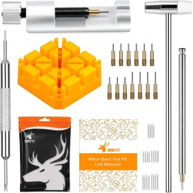 JOREST Herramienta Cambiar Correa Reloj，Herramientas Relojero para Ajustar y cambiar la Correa de Reloj，Kit reparacion de