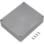 Caja de proyecto de aluminio fundido a presión, adecuada para varias aplicaciones electrónicas (1590XX (145 x 121 x 39 mm)