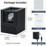 Mcbazel Cargador de Reloj para Relojes automáticos, Caja de Cargador de Reloj de Cuero de PU con patrón de Fibra de Carbono y