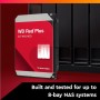 WD Red Plus 4TB NAS Disco Duro Interno 3,5" - 5400 RPM Clase, SATA 6Gb/s, CMR, 256MB Caché