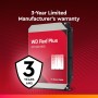 WD Red Plus 4TB NAS Disco Duro Interno 3,5" - 5400 RPM Clase, SATA 6Gb/s, CMR, 256MB Caché