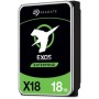 Seagate Exos X18, 18 TB, Disco Duro Interno Enterprise Classe, SATA HDD, CMR 3,5", Hyperscale SATA 6 GB/s, 7.200 RPM, 512e, 4 KB
