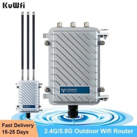 KuWFi-repetidor Wifi de 750Mbps para exteriores, enrutador de punto de