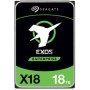 Seagate Exos X18, 18 TB, Disco Duro Interno Enterprise Classe, SATA HDD, CMR 3,5", Hyperscale SATA 6 GB/s, 7.200 RPM, 512e, 4 KB