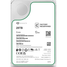 Seagate Exos ST28000NM000C - Disco duro interno (28 TB, SATA 6 Gb/s, 7200RPM, 512 MB de caché (Reacondicionado)