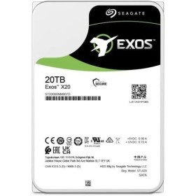 Seagate Technology Exos X20, 20 TB, Unidad de Disco Duro SATA de 3,5 Pulgadas a 6 GB/s, 7.200 RPM, 512e y 4Kn FastFormat, Baja
