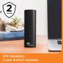 WD 2TB Elements, Disco duro externo portátil, USB 3.0, Negro