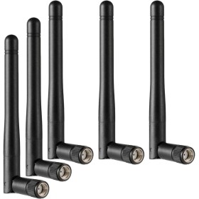 GTIWUNG 5 Piezas 2.4GHz 5GHz Dual Band WiFi RP-SMA Antena, Antena WiFi Doble Banda RP-SMA Macho para Enrutador WiFi Inalámbrico