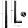 GTIWUNG 5 Piezas 2.4GHz 5GHz Dual Band WiFi RP-SMA Antena, Antena WiFi Doble Banda RP-SMA Macho para Enrutador WiFi Inalámbrico