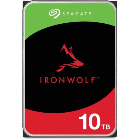 Seagate 10 TB IronWolf NAS 3.5 Inch Hard Drive ST10000VN0008 (SATA 6 Gb/s/256 MB/7200 RPM)
