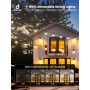 Dotrvmp Guirnalda Luces Exterior 15M G40 Guirnaldas Luminosas de Exterior LED Extensible Cadena de Luces IP45 Impermeable con